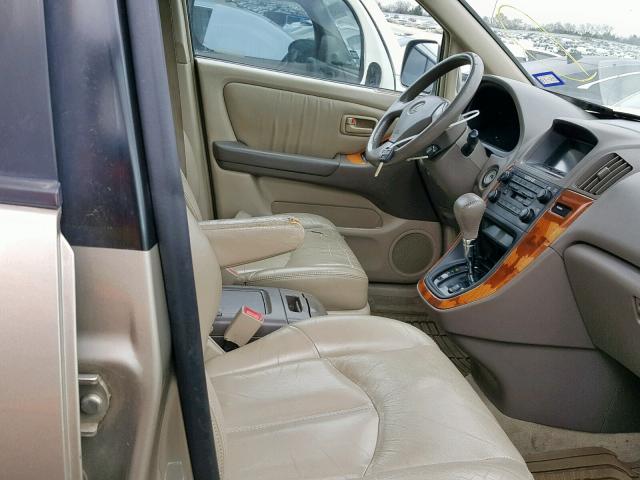 JT6GF10U5Y0049137 - 2000 LEXUS RX 300 TAN photo 5