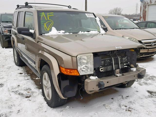 1J8HG48N46C202815 - 2006 JEEP COMMANDER TAN photo 1