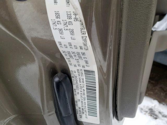 1J8HG48N46C202815 - 2006 JEEP COMMANDER TAN photo 10