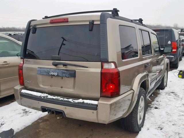 1J8HG48N46C202815 - 2006 JEEP COMMANDER TAN photo 4