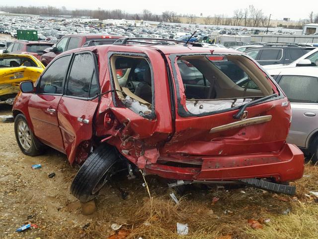 2HNYD18743H551377 - 2003 ACURA MDX TOURIN MAROON photo 3