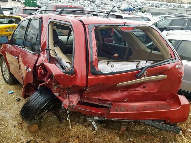 2HNYD18743H551377 - 2003 ACURA MDX TOURIN MAROON photo 9