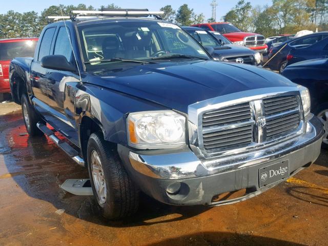 1D7HE48N15S223533 - 2005 DODGE DAKOTA QUA BLUE photo 1