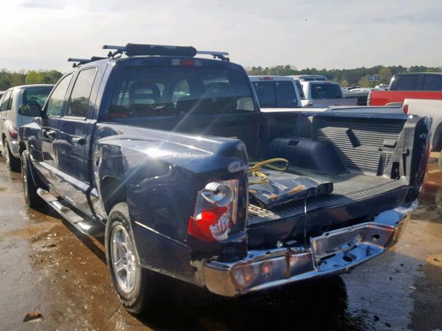 1D7HE48N15S223533 - 2005 DODGE DAKOTA QUA BLUE photo 3