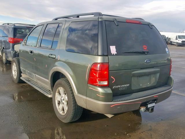 1FMZU74K83UA90328 - 2003 FORD EXPLORER E GREEN photo 3