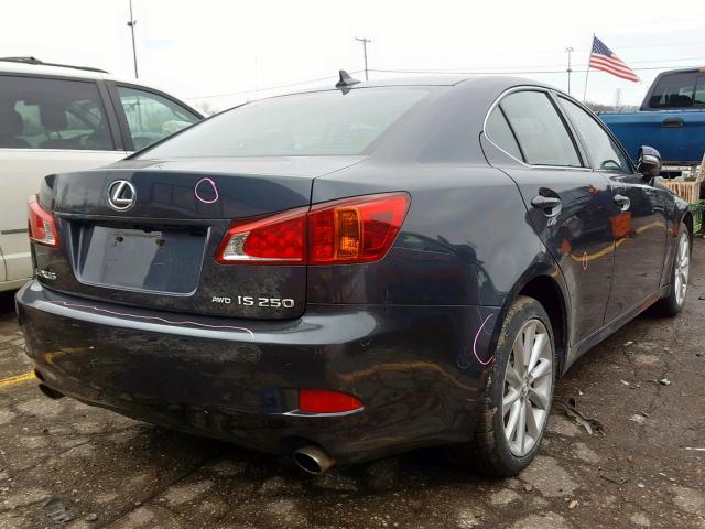 JTHCK262692031149 - 2009 LEXUS IS 250 GRAY photo 4