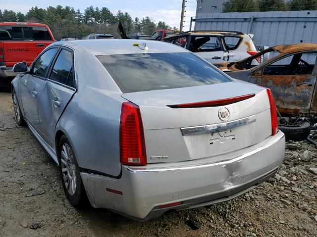 1G6DE5E57D0147235 - 2013 CADILLAC CTS LUXURY SILVER photo 3