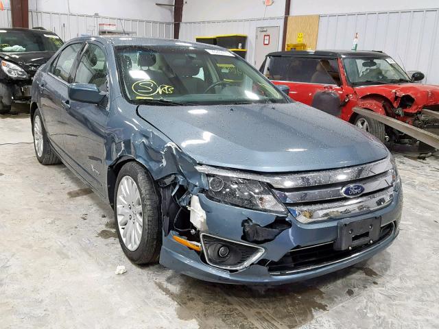 3FADP0L3XBR251216 - 2011 FORD FUSION HYB BLUE photo 1