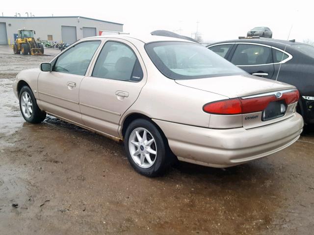 1FAFP6639WK273192 - 1998 FORD CONTOUR LX BEIGE photo 3