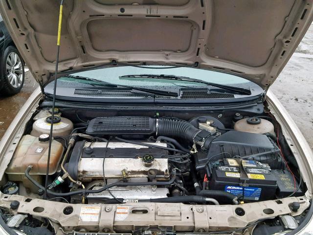 1FAFP6639WK273192 - 1998 FORD CONTOUR LX BEIGE photo 7