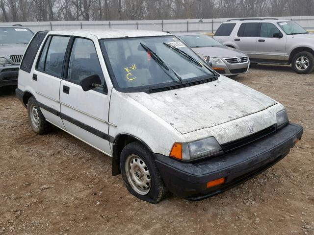 JHMAN7528GC009755 - 1986 HONDA CIVIC 1500 WHITE photo 1