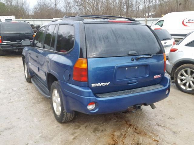 1GKDT13S352325009 - 2005 GMC ENVOY BLUE photo 3