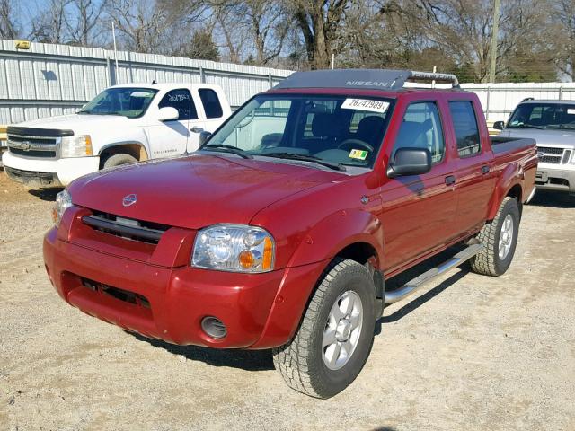 1N6MD27Y94C444525 - 2004 NISSAN FRONTIER C MAROON photo 2