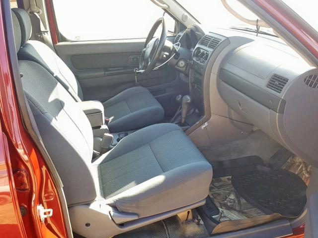 1N6MD27Y94C444525 - 2004 NISSAN FRONTIER C MAROON photo 5