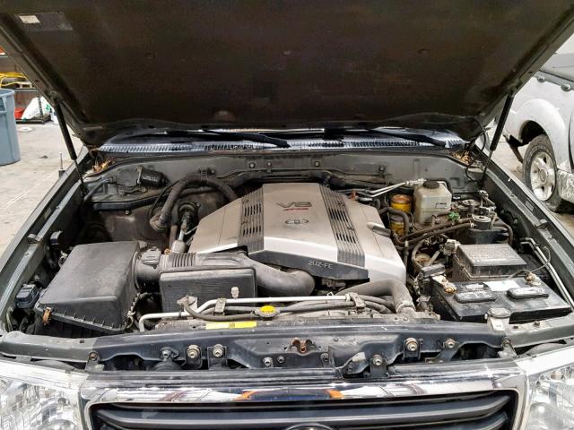 JTEHT05J722027551 - 2002 TOYOTA LAND CRUIS GRAY photo 7