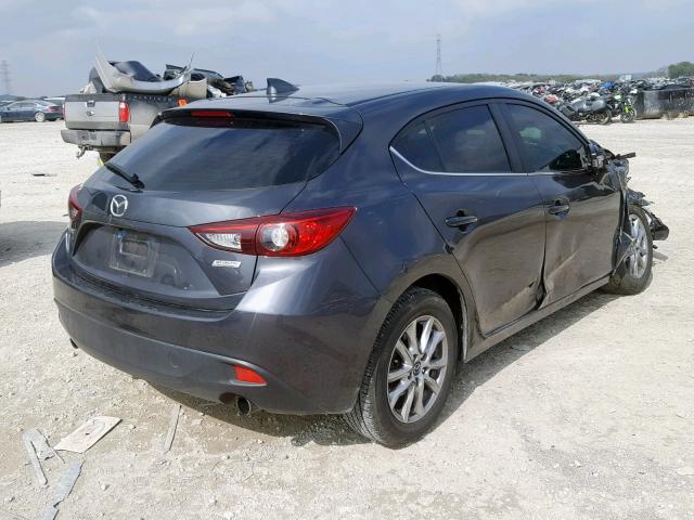 3MZBM1M79GM301834 - 2016 MAZDA 3 TOURING GRAY photo 4