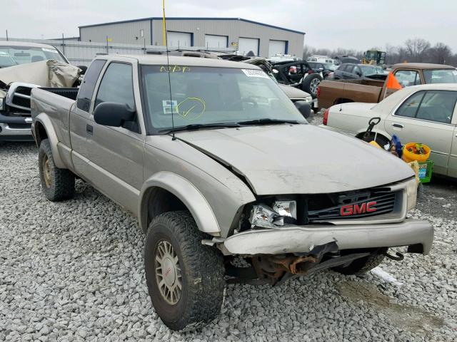 1GTCT19W718167508 - 2001 GMC SONOMA TAN photo 1