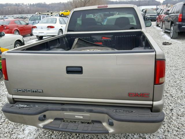 1GTCT19W718167508 - 2001 GMC SONOMA TAN photo 9