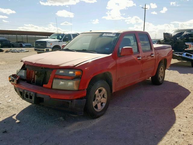 1GCCS13E298100278 - 2009 CHEVROLET COLORADO RED photo 2