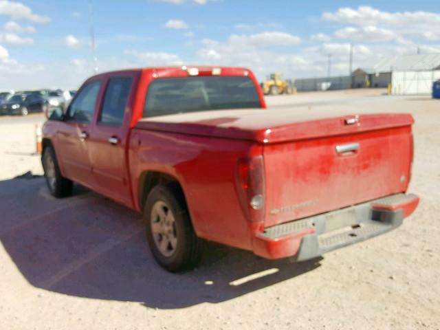 1GCCS13E298100278 - 2009 CHEVROLET COLORADO RED photo 3