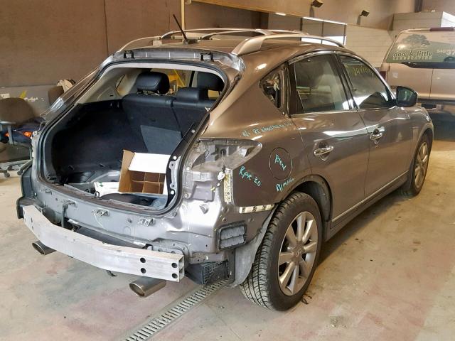 JNKAJ09F08M362339 - 2008 INFINITI EX35 BASE GRAY photo 4