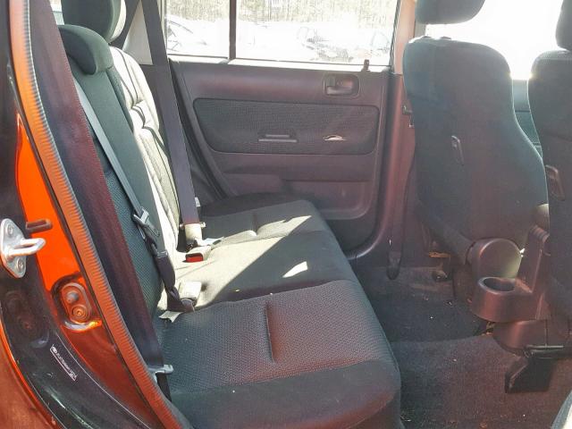 JTLKT324664119274 - 2006 TOYOTA SCION XB Қара фото 6