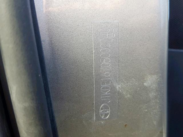 JTKDE167460120432 - 2006 TOYOTA SCION TC ვერცხლისფერი ფოტო 10