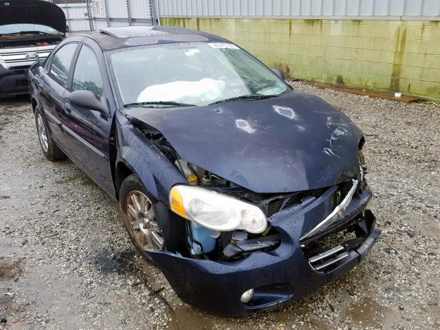 1C3AL66R54N274201 - 2004 CHRYSLER SEBRING LI BLUE photo 1