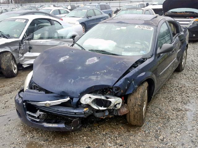 1C3AL66R54N274201 - 2004 CHRYSLER SEBRING LI BLUE photo 2