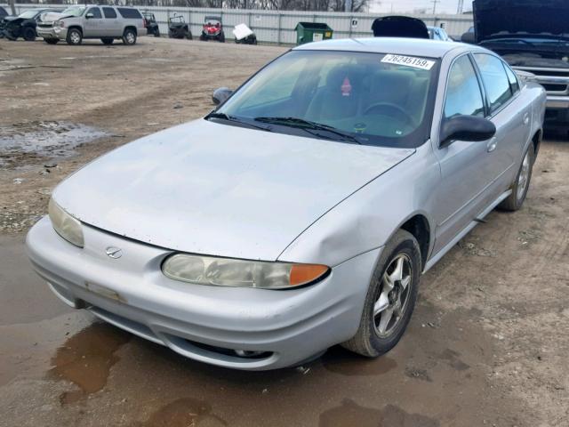 1G3NL52E74C146855 - 2004 OLDSMOBILE ALERO GL SILVER photo 2