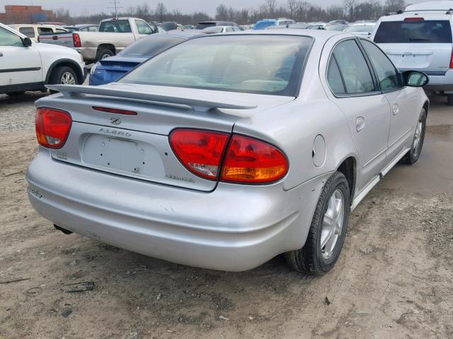 1G3NL52E74C146855 - 2004 OLDSMOBILE ALERO GL SILVER photo 4