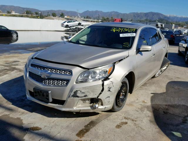 1G11H5SA4DF152133 - 2013 CHEVROLET MALIBU LTZ BROWN photo 2