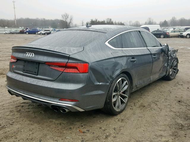 WAUC4CF51JA011328 - 2018 AUDI S5 PRESTIG GRAY photo 4