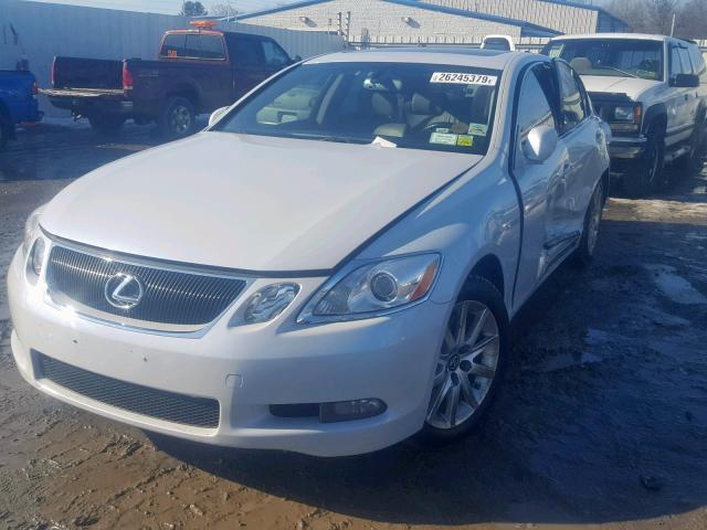 JTHCH96S660005259 - 2006 LEXUS GS 300 WHITE photo 2