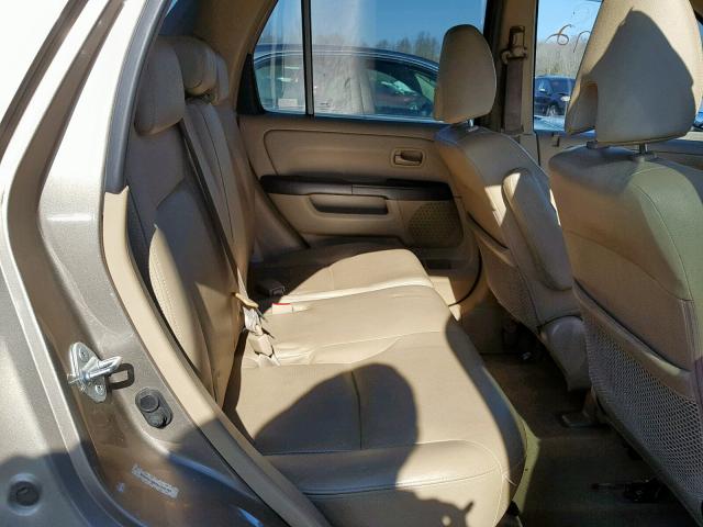 SHSRD78925U323183 - 2005 HONDA CR-V SE TAN photo 6