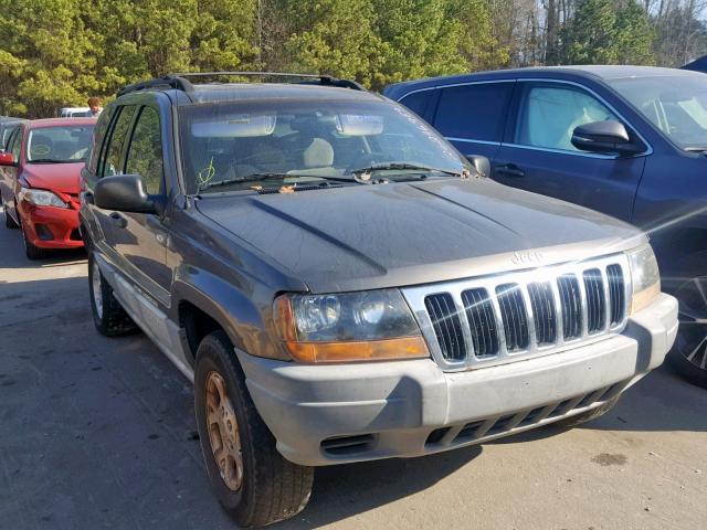 1J4G248S9YC155835 - 2000 JEEP GRAND CHER GRAY photo 1