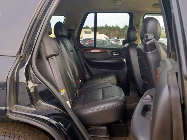 1GKDT13S362341065 - 2006 GMC ENVOY BLACK photo 6