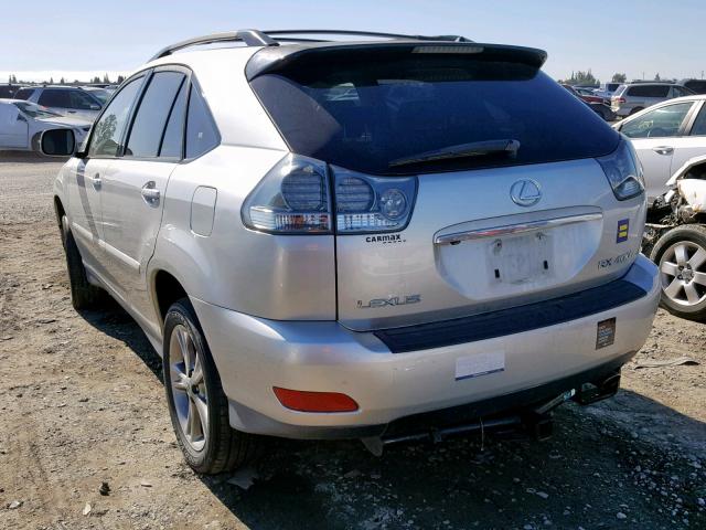 JTJHW31U960032732 - 2006 LEXUS RX 400 SILVER photo 3