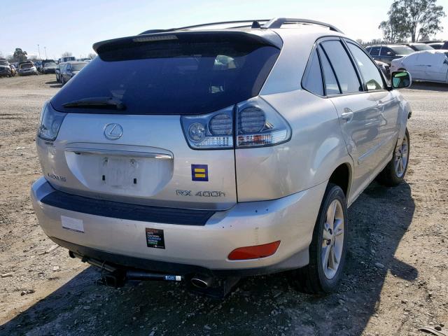 JTJHW31U960032732 - 2006 LEXUS RX 400 SILVER photo 4