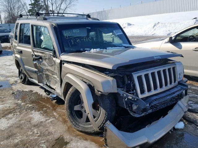 1J8HH48K46C165820 - 2006 JEEP COMMANDER SILVER photo 1