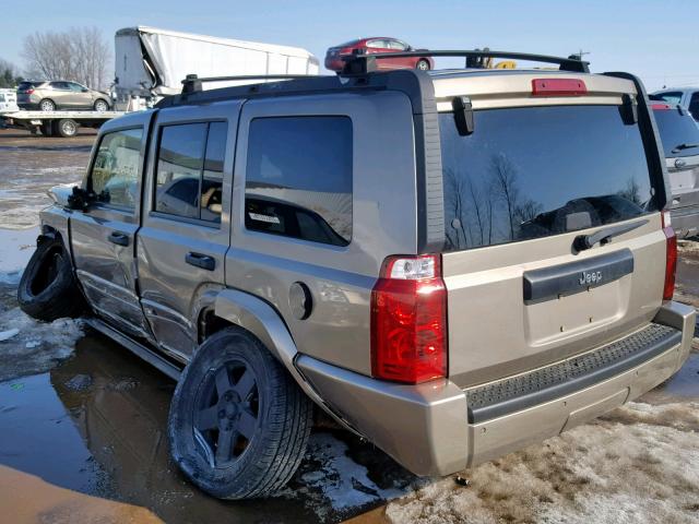 1J8HH48K46C165820 - 2006 JEEP COMMANDER SILVER photo 3
