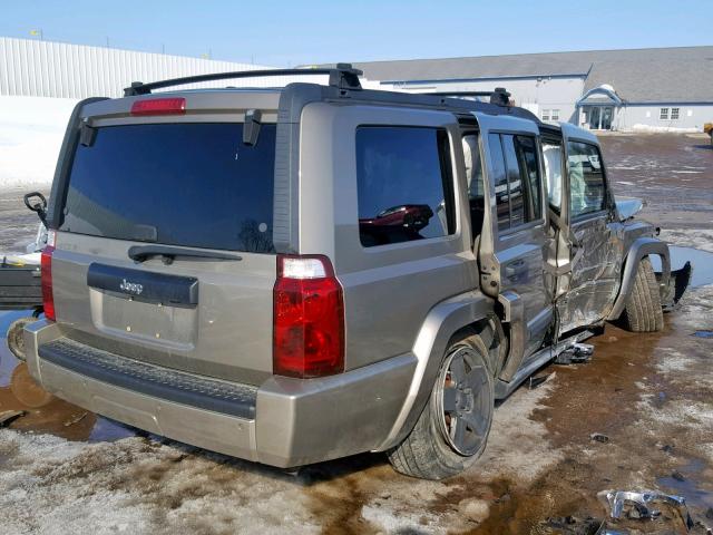 1J8HH48K46C165820 - 2006 JEEP COMMANDER SILVER photo 4