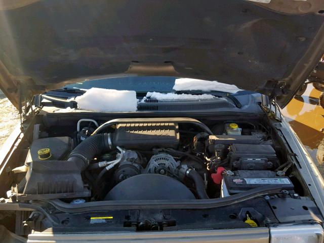 1J8HH48K46C165820 - 2006 JEEP COMMANDER SILVER photo 7