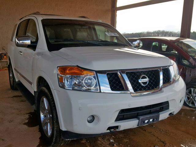 5N1AA0NE5CN616186 - 2012 NISSAN ARMADA SV WHITE photo 1