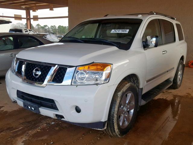 5N1AA0NE5CN616186 - 2012 NISSAN ARMADA SV WHITE photo 2