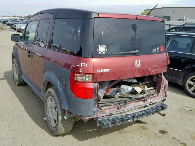 5J6YH18328L005611 - 2008 HONDA ELEMENT LX RED photo 3