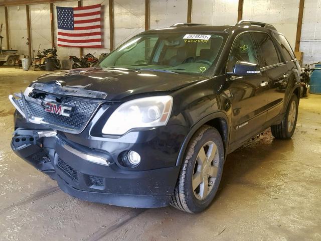 1GKEV33768J161433 - 2008 GMC ACADIA SLT BLACK photo 2