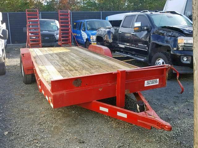 4RTSE2020YS002326 - 2000 UTILITY TRAILER RED photo 1