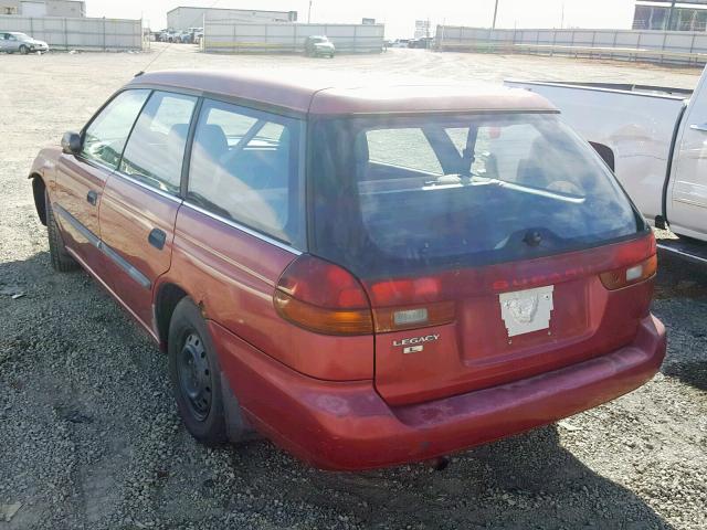 4S3BK6352S6361744 - 1995 SUBARU LEGACY L/O RED photo 3