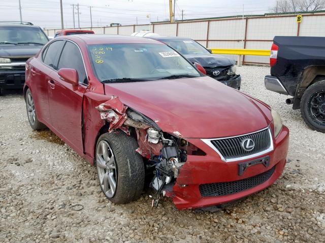 JTHBF5C27A5118468 - 2010 LEXUS IS 250 RED photo 1